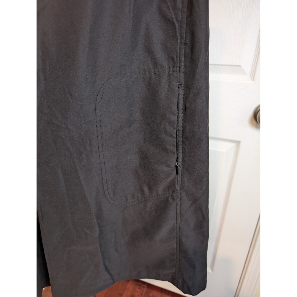 Patagonia Midi Skirt Black Gorpcore Hiking Utility Pocket - Size 12 - Picture 4 of 6